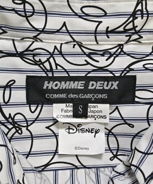 COMME des GARCONS HOMME DEUX（コムデギャルソンオムドゥ）カジュアルシャツ 白 サイズ:S メンズ/2200693125020