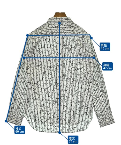 COMME des GARCONS HOMME DEUX（コムデギャルソンオムドゥ）カジュアルシャツ 白 サイズ:S メンズ/2200693125020