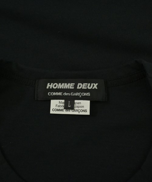 COMME des GARCONS HOMME DEUX（コムデギャルソンオムドゥ）Tシャツ・カットソー 黒 サイズ:L メンズ/2200693611035