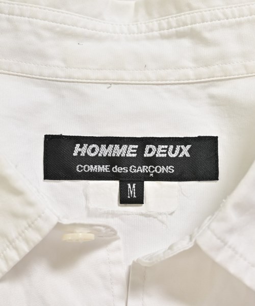 COMME des GARCONS HOMME DEUX（コムデギャルソンオムドゥ）カジュアルシャツ 白 サイズ:M メンズ/2200694065097