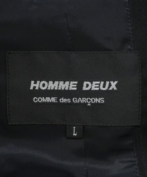 COMME des GARCONS HOMME DEUX（コムデギャルソンオムドゥ）ジャケット 黒 サイズ:L メンズ/2200694257027