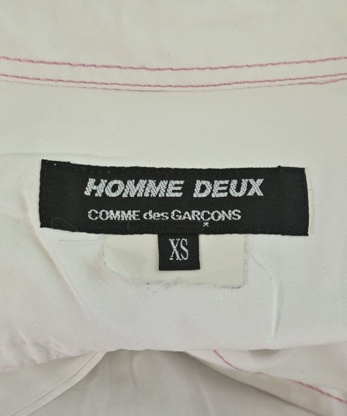 COMME des GARCONS HOMME DEUX（コムデギャルソンオムドゥ）カジュアルシャツ 白 サイズ:XS メンズ/2200616707043