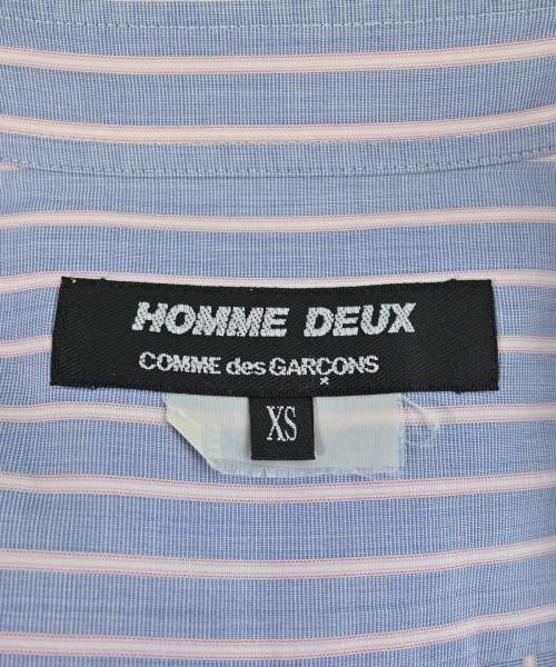 COMME des GARCONS HOMME DEUX（コムデギャルソンオムドゥ）カジュアルシャツ 青 サイズ:XS メンズ/2200616707104