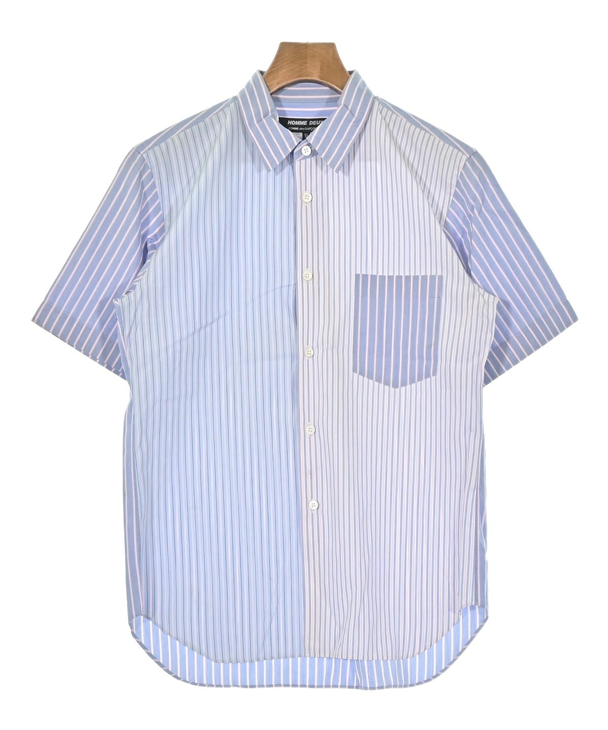 【中古】コムデギャルソン オムドゥ COMME des GARCONS HOMME DEUX 2022年春夏 ポリエステル カジュアルシャツ グレー【サイズS】【メンズ】 COMME des GARCONS HOMME DEUX（コムデギャルソンオムドゥ）カジュアル