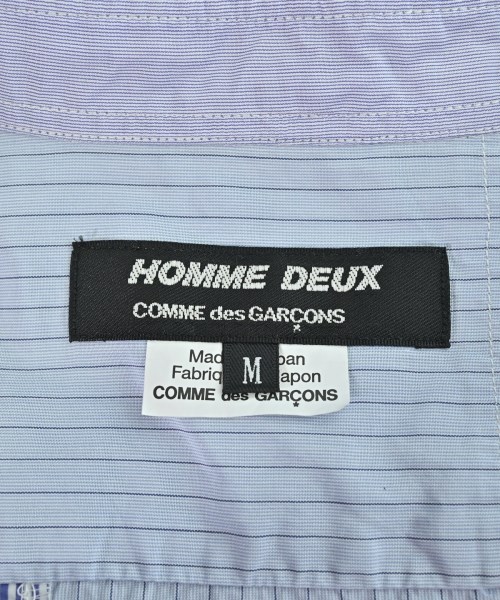 COMME des GARCONS HOMME DEUX（コムデギャルソンオムドゥ）カジュアルシャツ 青 サイズ:M メンズ/2200695301026