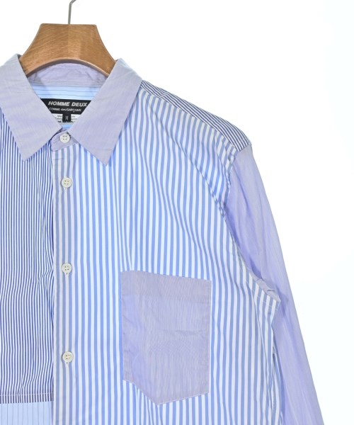 COMME des GARCONS HOMME DEUX（コムデギャルソンオムドゥ）カジュアルシャツ 青 サイズ:M メンズ/2200695301026