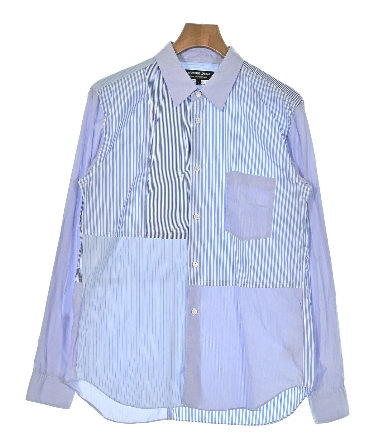 コムデギャルソンHOMME DEUX カラー ブロックシャツ M COMME des GARCONS HOMME DEUX（コムデギャルソンオムドゥ）カジュアル