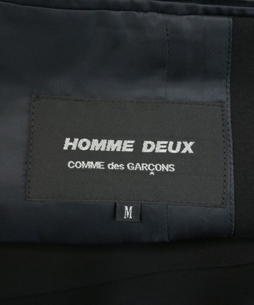 COMME des GARCONS HOMME DEUX（コムデギャルソンオムドゥ）ジャケット 黒 サイズ:M メンズ/2200695900069