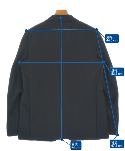 COMME des GARCONS HOMME DEUX（コムデギャルソンオムドゥ）ジャケット 黒 サイズ:M メンズ/2200695900069