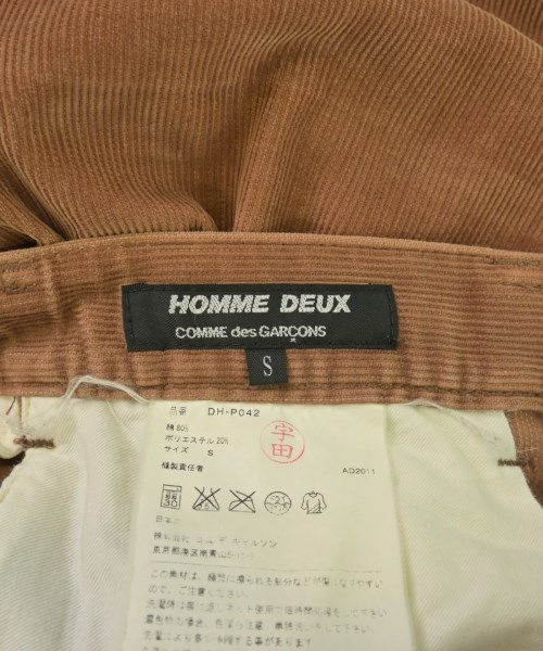 COMME des GARCONS HOMME DEUX（コムデギャルソンオムドゥ）その他 茶 サイズ:S メンズ/2200695483029
