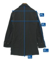 COMME des GARCONS HOMME DEUX（コムデギャルソンオムドゥ）ステンカラーコート 黒 サイズ:XS メンズ/2200698056015