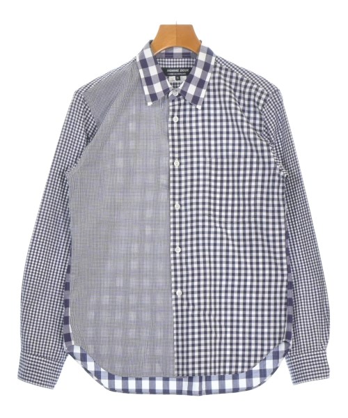 COMME des GARCONS HOMME DEUX(コムデギャルソンオムドゥ)カジュアルシャツ 紺 サイズ:XS/2200698056107
