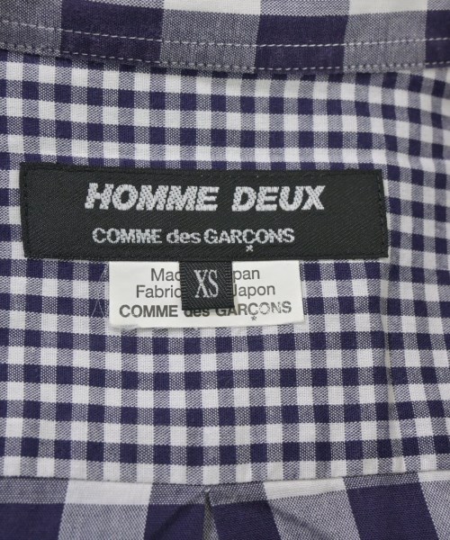 COMME des GARCONS HOMME DEUX（コムデギャルソンオムドゥ）カジュアルシャツ 紺 サイズ:XS メンズ/2200698056107