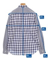 COMME des GARCONS HOMME DEUX（コムデギャルソンオムドゥ）カジュアルシャツ 紺 サイズ:XS メンズ/2200698056107