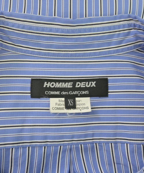 COMME des GARCONS HOMME DEUX（コムデギャルソンオムドゥ）カジュアルシャツ 青 サイズ:XS メンズ/2200698056114