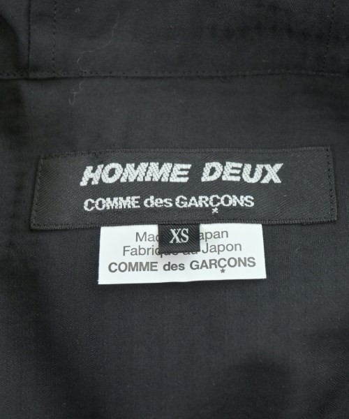 COMME des GARCONS HOMME DEUX（コムデギャルソンオムドゥ）カジュアルシャツ 黒 サイズ:XS メンズ/2200694803118