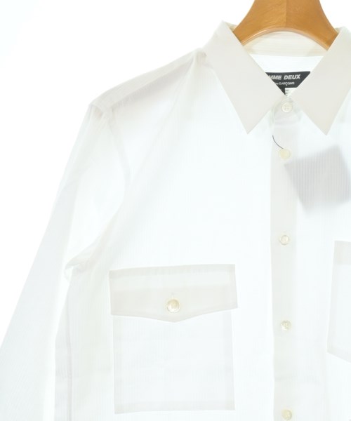 COMME des GARCONS HOMME DEUX（コムデギャルソンオムドゥ）カジュアルシャツ 白 サイズ:S メンズ/2200694803125