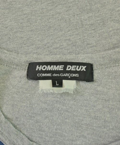 COMME des GARCONS HOMME DEUX（コムデギャルソンオムドゥ）Tシャツ・カットソー グレー サイズ:L メンズ/2200695531218