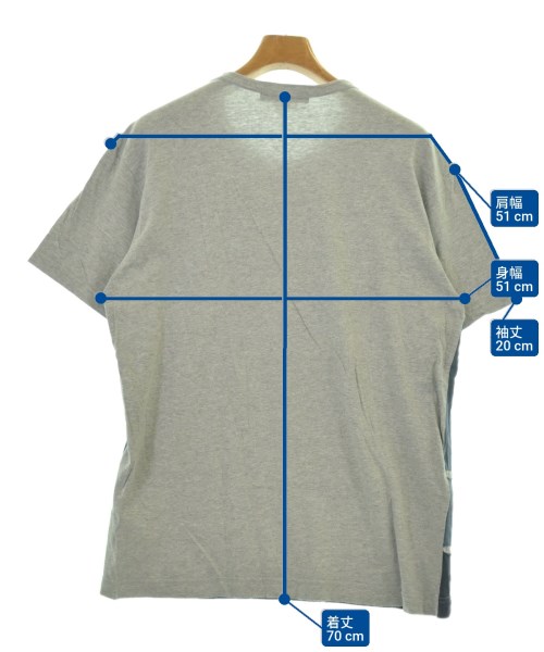 COMME des GARCONS HOMME DEUX（コムデギャルソンオムドゥ）Tシャツ・カットソー グレー サイズ:L メンズ/2200695531218