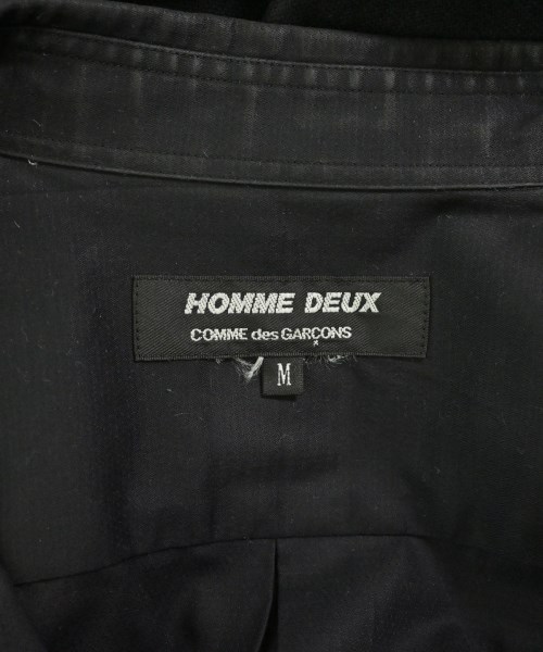 COMME des GARCONS HOMME DEUX（コムデギャルソンオムドゥ）カジュアルシャツ 黒 サイズ:M メンズ/2200699645027