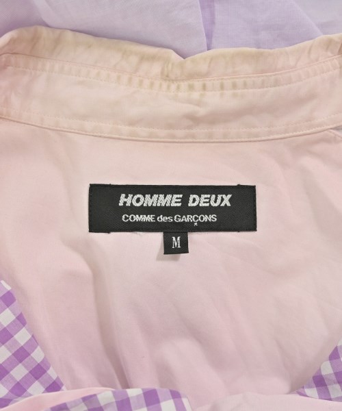 COMME des GARCONS HOMME DEUX（コムデギャルソンオムドゥ）カジュアルシャツ ピンク サイズ:M メンズ/2200699645034
