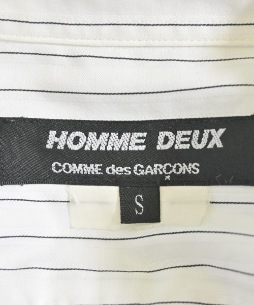 COMME des GARCONS HOMME DEUX（コムデギャルソンオムドゥ）カジュアルシャツ 白 サイズ:S メンズ/2200692906057