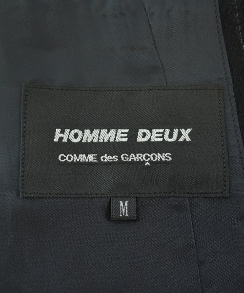 COMME des GARCONS HOMME DEUX（コムデギャルソンオムドゥ）テーラードジャケット 黒 サイズ:M メンズ/2200700463022