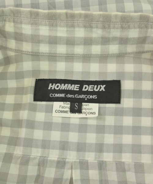 COMME des GARCONS HOMME DEUX（コムデギャルソンオムドゥ）カジュアルシャツ グレー サイズ:S メンズ/2200690937114
