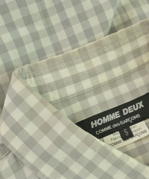 COMME des GARCONS HOMME DEUX（コムデギャルソンオムドゥ）カジュアルシャツ グレー サイズ:S メンズ/2200690937114