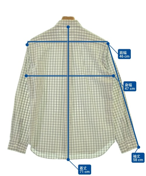 COMME des GARCONS HOMME DEUX（コムデギャルソンオムドゥ）カジュアルシャツ グレー サイズ:S メンズ/2200690937114