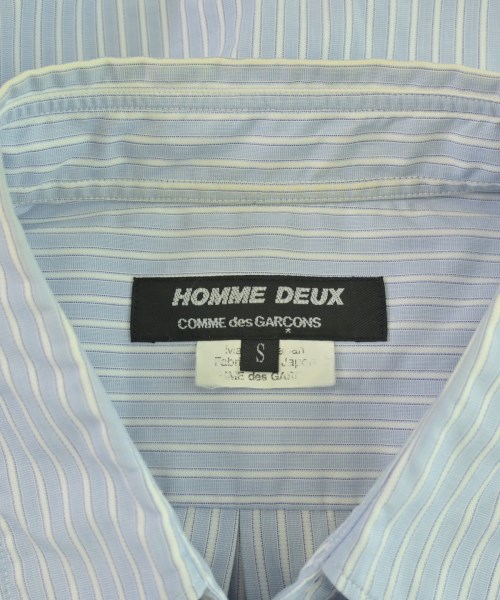 COMME des GARCONS HOMME DEUX（コムデギャルソンオムドゥ）カジュアルシャツ 青 サイズ:S メンズ/2200690937121