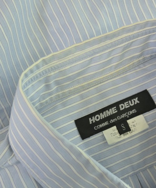 COMME des GARCONS HOMME DEUX（コムデギャルソンオムドゥ）カジュアルシャツ 青 サイズ:S メンズ/2200690937121