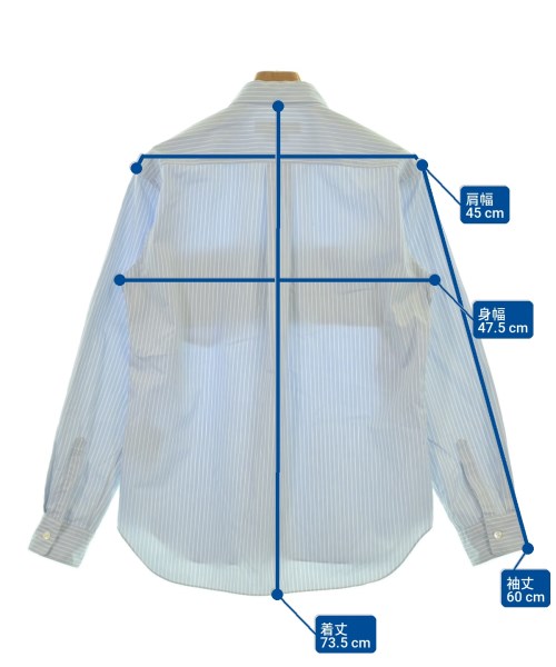 COMME des GARCONS HOMME DEUX（コムデギャルソンオムドゥ）カジュアルシャツ 青 サイズ:S メンズ/2200690937121