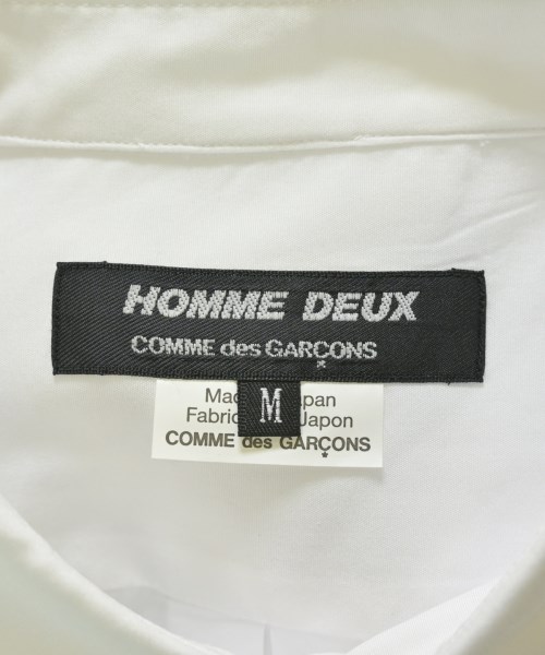 COMME des GARCONS HOMME DEUX（コムデギャルソンオムドゥ）カジュアルシャツ 白 サイズ:M メンズ/2200700658329