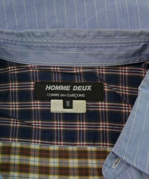 COMME des GARCONS HOMME DEUX（コムデギャルソンオムドゥ）カジュアルシャツ 青 サイズ:M メンズ/2200654905036