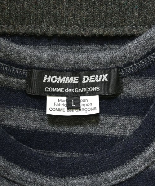 COMME des GARCONS HOMME DEUX（コムデギャルソンオムドゥ）ニット・セーター グレー サイズ:L メンズ/2200654566084