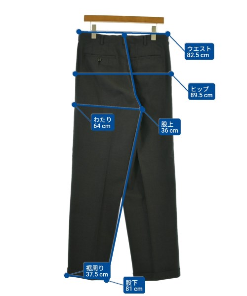 COMME des GARCONS HOMME DEUX（コムデギャルソンオムドゥ）スラックス グレー サイズ:X(XL位) メンズ/2200648205050