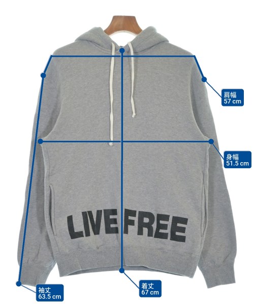 COMME des GARCONS HOMME DEUX（コムデギャルソンオムドゥ）パーカー グレー サイズ:L メンズ/2200656213054