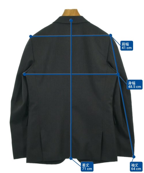 COMME des GARCONS HOMME DEUX（コムデギャルソンオムドゥ）テーラードジャケット グレー サイズ:S メンズ/2200656685059