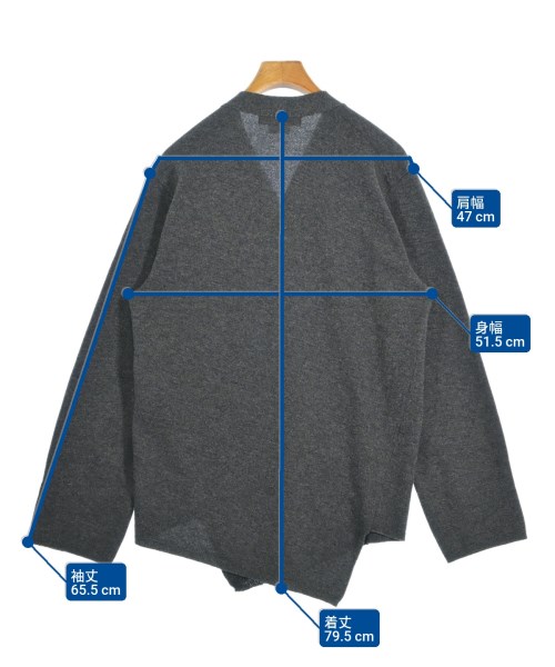 COMME des GARCONS HOMME DEUX（コムデギャルソンオムドゥ）カーディガン グレー サイズ:L メンズ/2200656823024