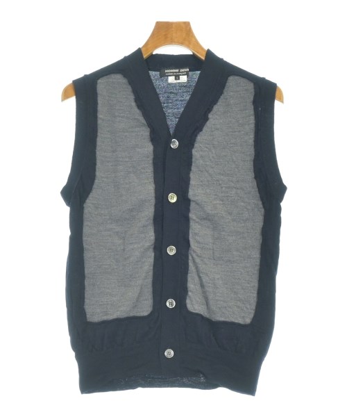 COMME des GARCONS HOMME DEUX(コムデギャルソンオムドゥ)ベスト 紺 サイズ:S/2200657744069