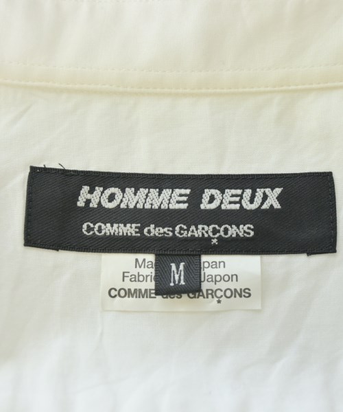 COMME des GARCONS HOMME DEUX（コムデギャルソンオムドゥ）カジュアルシャツ 白 サイズ:M メンズ/2200657915032