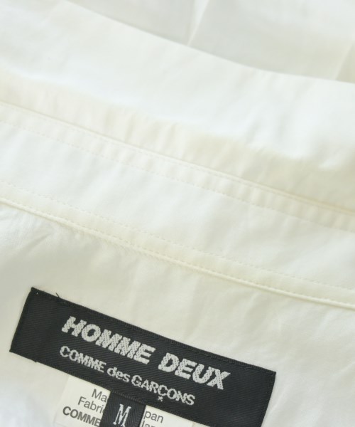 COMME des GARCONS HOMME DEUX（コムデギャルソンオムドゥ）カジュアルシャツ 白 サイズ:M メンズ/2200657915032