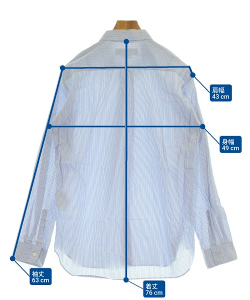 COMME des GARCONS HOMME DEUX（コムデギャルソンオムドゥ）カジュアルシャツ 青 サイズ:M メンズ/2200638308266