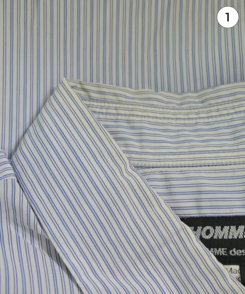 COMME des GARCONS HOMME DEUX（コムデギャルソンオムドゥ）カジュアルシャツ 青 サイズ:M メンズ/2200638308266