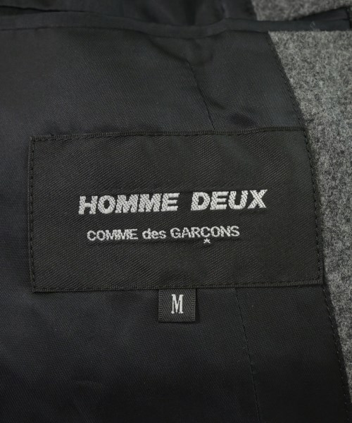 COMME des GARCONS HOMME DEUX（コムデギャルソンオムドゥ）テーラードジャケット グレー サイズ:M メンズ/2200659289018