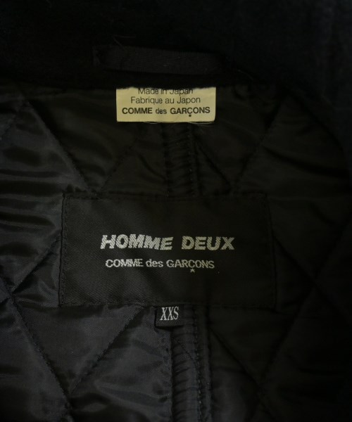 COMME des GARCONS HOMME DEUX（コムデギャルソンオムドゥ）ステンカラーコート 紺 サイズ:XXS メンズ/2200659478023