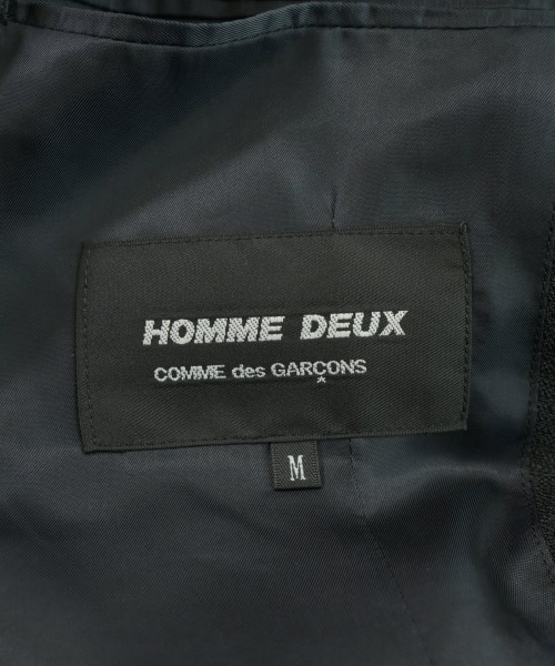 COMME des GARCONS HOMME DEUX（コムデギャルソンオムドゥ）テーラードジャケット 黒 サイズ:M メンズ/2200659819031