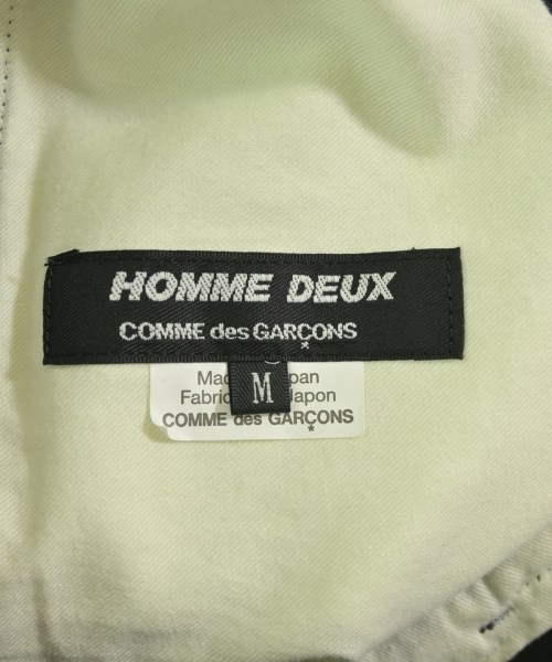 COMME des GARCONS HOMME DEUX（コムデギャルソンオムドゥ）スラックス 黒 サイズ:M メンズ/2200659819048