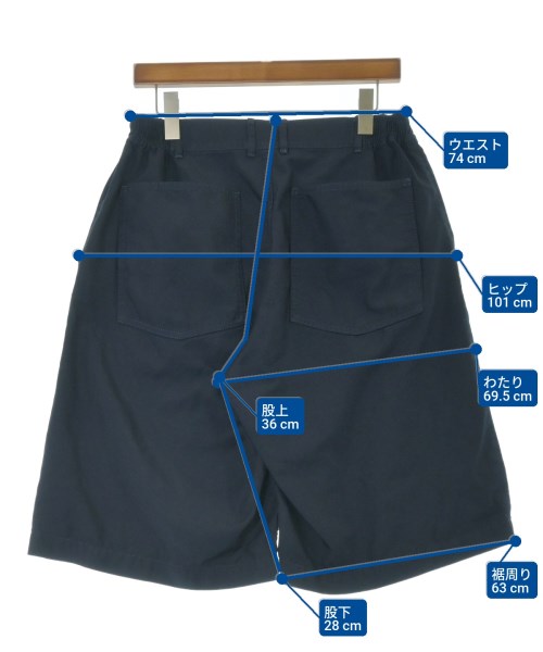 COMME des GARCONS HOMME DEUX（コムデギャルソンオムドゥ）ショートパンツ 紺 サイズ:L メンズ/2200661519103